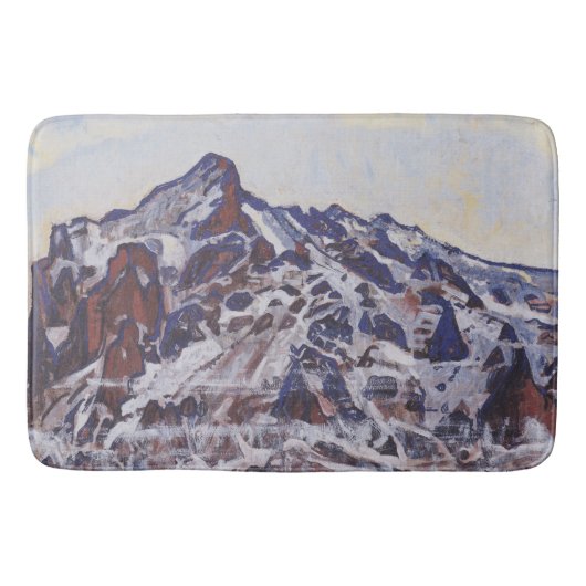 湿地帯（雪の多い冬の風景） バスマット (正面)
