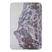 湿地帯（雪の多い冬の風景） バスマット (正面縦)