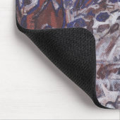 湿地帯（雪の多い冬の風景） マウスパッド (コーナー)