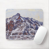 湿地帯（雪の多い冬の風景） マウスパッド (マウス)