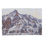 湿地帯(雪の多い冬の風景) 枕カバー (正面右)