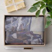 湿地帯(雪の多い冬の風景) 薄葉紙 (ギフト)