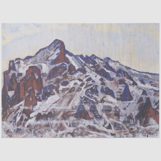 湿地帯(雪の多い冬の風景) 薄葉紙 (正面)