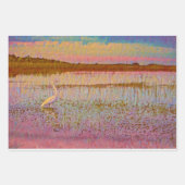 湿地素晴らしの緑 ラッピングペーパーシート (正面)