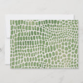 湿地誕生日招待状 |爬虫類招待状 招待状 (裏面)