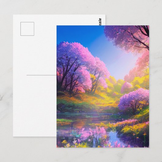 湿地魅力的 ポストカード (正面/裏面)