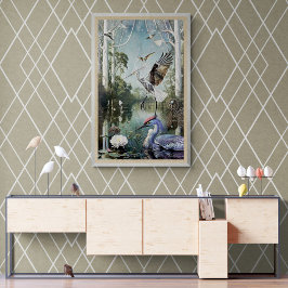 湿地魔法鳥自然シリーズ ポスター