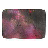 湿度ガラスの後ろの花 バスマット (正面)