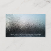 湿式ウィンドウ、ウィンドウクリーナー、クリーニングサービス 名刺 (正面)