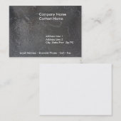 湿式曇りガラス製カードテンプレート 名刺 (正面/裏面)