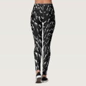 湿式金属銀金属レギンスユニーク、 レギンス (裏面)