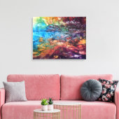 湿式022 キャンバスプリント (インサイチュ (リビング))