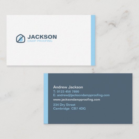 湿気がある補強の名刺 名刺 (正面/裏面)