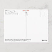 湿潤舗装上の反射 ポストカード (裏面)