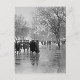 湿潤舗装上の反射 ポストカード