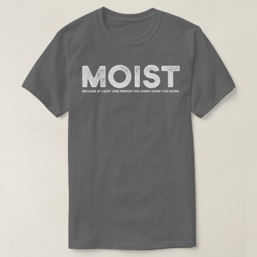 湿白おもしろい色 Tシャツ (デザイン正面)