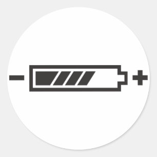 満たされる-電池の太陽のな雑種の電気 ラウンドシール