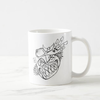 満たして下さいBRO (道路掃除人)の上の私を コーヒーマグカップ