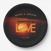 満収穫結婚月 ペーパープレート (正面)