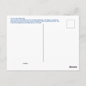 満員カラフルの熱気球 ポストカード (裏面)