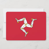 満州旗の国の愛国的招待状 招待状 (裏面)