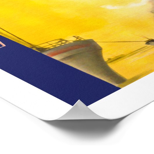 満州航空 ポスター (角)