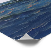 満帆のアメリカ飛んでいるのクリッパー雲 ポスター (角)