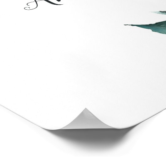 満席の結婚観葉席 ポスター (角)