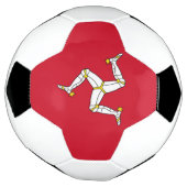 満旗を掲げた愛国的なサッカーボール サッカーボール (回転)