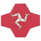 満旗を掲げた愛国的なサッカーボール サッカーボール (フラット)