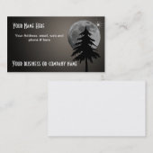 満月および木 名刺 (正面/裏面)