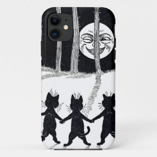 満月および猫、ルイWain iPhone 11 ケース