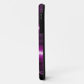 満月および紫色の稲妻 Case-Mate iPhoneケース (裏面/左)