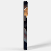 満月かわいらしの水彩黒猫 Case-Mate iPhoneケース (裏面 / 右)