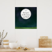 満月があなたを愛する ポスター (キッチン)