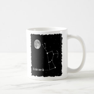 満月が付いているオリオンの星座 コーヒーマグカップ