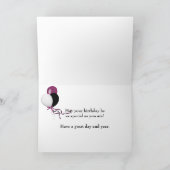 満月が付いている誕生日古い納屋そしてサイロ カード (内部)