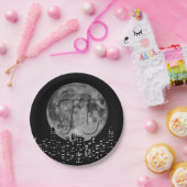 満月が空に浮かぶ ペーパープレート (パーティー)