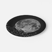 満月が空に浮かぶ ペーパープレート (アングル)