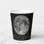 満月が空に浮かぶ 紙コップ (正面)
