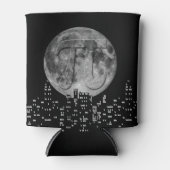 満月が空に浮かぶ 缶クーラー (正面)