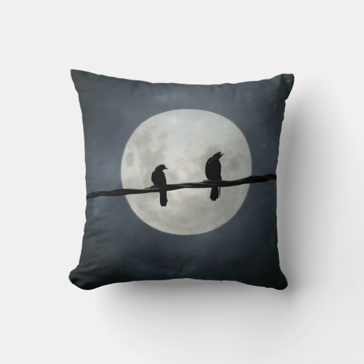 満月が続く クッション (正面)
