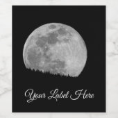 満月すごい朝日 ワインラベル (シングルラベル)