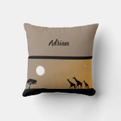 満月でギラッフェス クッション (裏面)