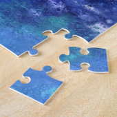 満月で泳ぐキラークジラ – Artスケッチ ジグソーパズル (側面)