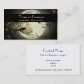 満月とこうもりとレイヴンプロフェッショナル 名刺 (正面/裏面)