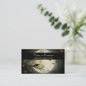 満月とこうもりとレイヴンプロフェッショナル 名刺 (スタンド正面)