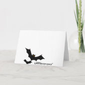 満月とこうもりのハロウィンカード カード (裏面)