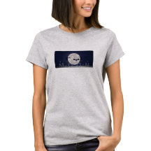 「満月とこうもり」 – 天夜空のアートワーク