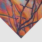 満月とクロウオータム秋デジタ絵画ル 薄葉紙 (詳細)